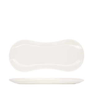 Vassoio da portata moderno in gomma siliconica lucida Triana 24x10 cm - Product Image 1