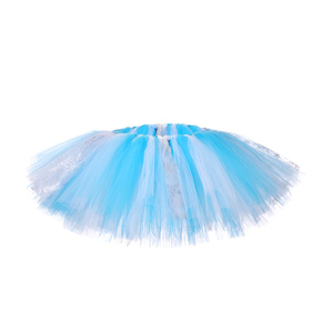 Falda tutú <span class=keywords><strong>Frozen</strong></span> Anna Elsa Azul claro Lentejuelas Sombreros Vestidos para niños Vestido <span class=keywords><strong>de</strong></span> fiesta <span class=keywords><strong>de</strong></span> vacaciones <span class=keywords><strong>de</strong></span> Navidad - Product Image 4