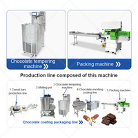 Nouvelle ligne d'enrobage au chocolat ORME avec acier inoxydable 304 pour la production de gâteaux et de beignets, haute productivité