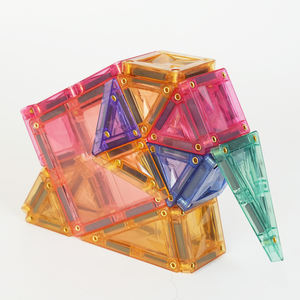 Set di Costruzioni Magnetiche 3D Educative <span class=keywords><strong>per</strong></span> Bambini, 68 Pezzi Multicolore, Vendita Diretta dalla Fabbrica - Product Image 1
