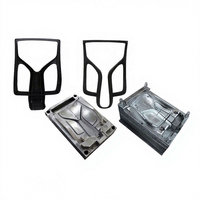 Outil d'injection plastique pour dossier de chaise de bureau pivotante, moule de coque arrière de mobilier de bureau, analyse DFM disponible