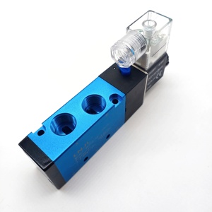 Vanne solénoïde pilotée CNJL Airtac 5/2 5/3 voies en aluminium fileté pour air 220V/110V/24V DC12V 40m avec filtre, garantie 1 an - Product Image 2