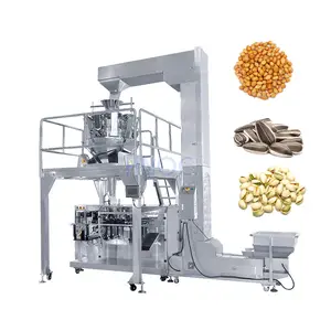 Stand-up Pouch Full Automatic Sweet Potato Chips Sugar Salt Pepper Nitrogen Flushing Package Machine Price