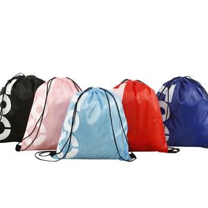 Bolsa con Cordón de Nylon Personalizada con Logotipo, Mochila Impermeable Reciclada de Poliéster 210D - Product Image 5