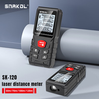 SNAKOL 120m télémètre laser portable de haute précision ruban à mesurer infrarouge électronique pour les mesures de la pièce