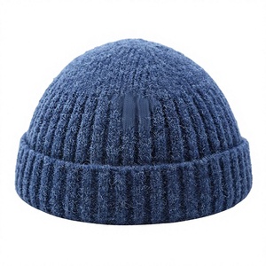 Unisex Acrylic Beanie Hat Solid Color Knitted <b>Winter</b> <b>Cap</b> Casual Style for Adults High Quality Outdoor Use 58-60CM - Product Image 4