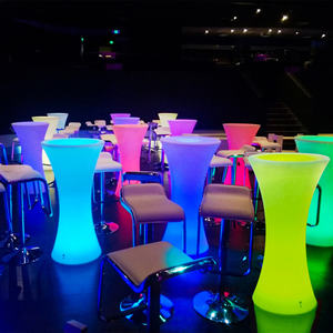 Meubles LED / Chaise LED en PE lumineuse pour restaurant, discothèque, pub, table de bar lumineuse utilisée - Product Image 5
