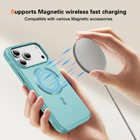 Coque de téléphone magnétique de qualité supérieure, couleur unie, avec fonctions étanches et antichoc, design à anneau magnétique, style unique