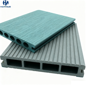Design moderno Co-Extrusão De Plástico De Madeira Euro Composto Decking Board Impermeável Ao Ar Livre para Piso <span class=keywords><strong>Trex</strong></span> com WPC Decking - Product Image 2