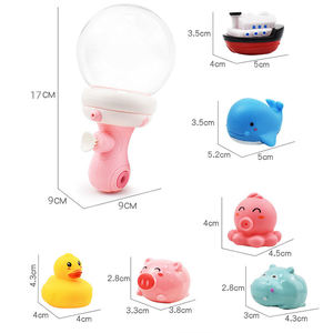 Pistolet à eau lumineux pour enfants avec bouteille de message, idéal pour les jeux d'été en extérieur, à la plage ou à la piscine, piles incluses - Product Image 6