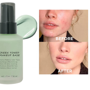 Pores Rides Couvrant Visage Apprêt Rougeur Correction Vert Maquillage <span class=keywords><strong>Base</strong></span> Velouté Apaisant Hydratant Pour Le Contrôle De La Brillance Du Sebum - Product Image 4