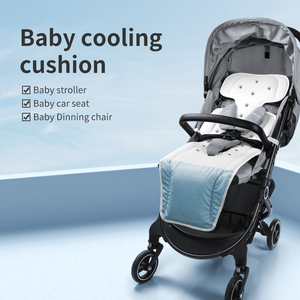 Anjuny, forro de seguridad para cochecito de bebé, cojín de lino para cochecito, almohadilla de cochecito transpirable para bebé, forro de asiento de cochecito de refrigeración - Product Image 2