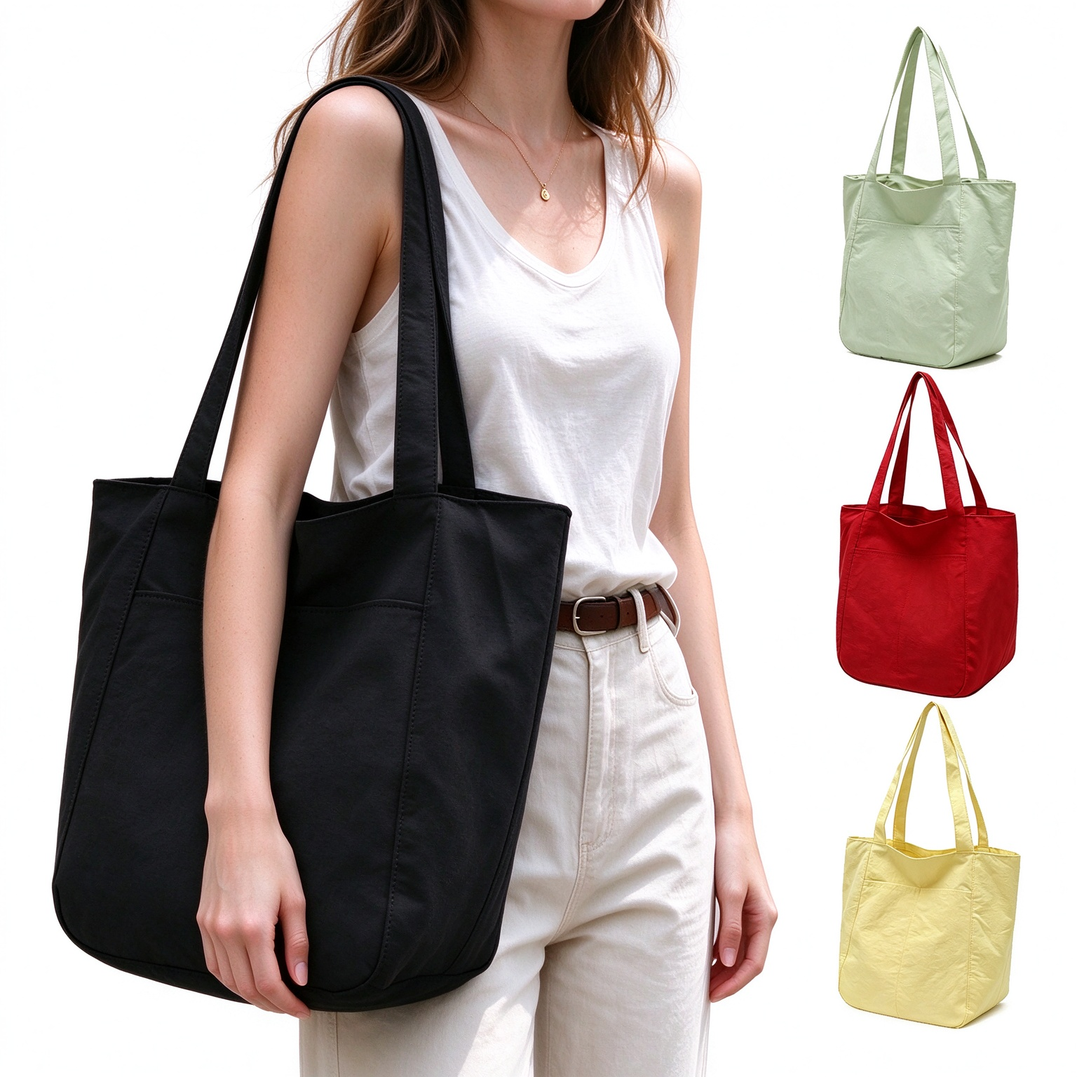 Large Capacity Shoulder Bag Trendy Versatile Handbag