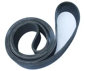 Individueller nahtloser schwarzer flacher Gummiband für Kunststoff-Extrudermaschine