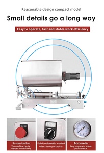 Máquina de Llenado Rotativa Neumática en Forma de U para Mezclar y Llenar Pasta, para Miel, Aceite y Bebidas - Product Image 5