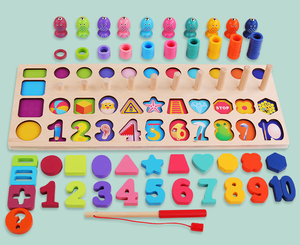 Nuovo Puzzle di abbinamento digitale 4-<span class=keywords><strong>in</strong></span>-<span class=keywords><strong>1</strong></span> blocchi educativi per bambini per l'apprendimento precoce gioco da tavolo logaritmico per età 2 4 anni - Product Image 3