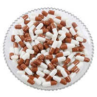 Capsules de cellulose végétale HPMC de qualité pharmaceutique certifiées Halal ISO et conformes aux normes GMP, couleur jaune personnalisée, marque Kangle, tailles 000 00 0