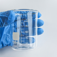 Bécher gradué en verre borosilicate transparent résistant à la chaleur, à paroi épaisse, avec bec verseur, de 5 à 10000 ml, pour laboratoire chimique, CS Labglass