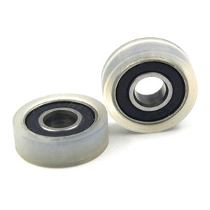 Ròng Rọc Nhựa Chất Lượng Cao Bánh Xe Chịu Lực 6X18X6Mm Đai Phẳng 696RS Con Lăn Polyurethane Tráng Cao Su PU POM Có Vòng Bi - Product Image 6