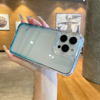Prix usine antichoc coloré acrylique pc 3 en 1 étui caméra étui de protection pour Motorola Moto E14 étui transparent personnalisé