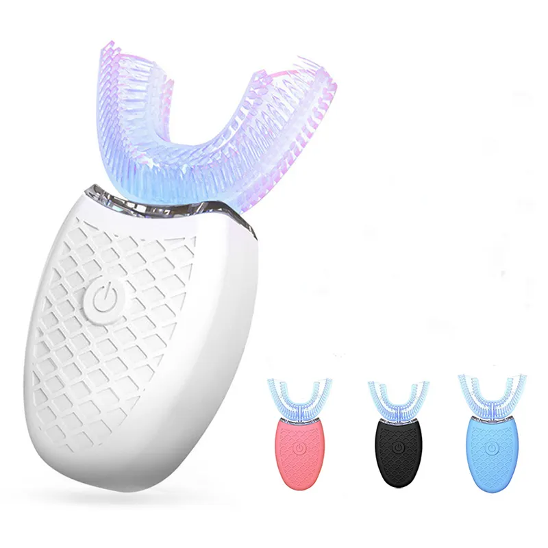 Brosse à dents électrique en forme de U Mini brosse à dents électrique portative rotative pour l'hygiène dentaire