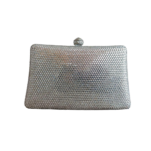 Bolso de mano cuadrado con pedrería brillante para mujer, bolso de noche con cristales deslumbrantes para fiesta, cita nocturna, festival - Product Image 4