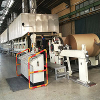 Industrie du papier Leizhan 30 Tpd Machine à papier kraft ondulé Machine de fabrication de papier carton Ligne de production