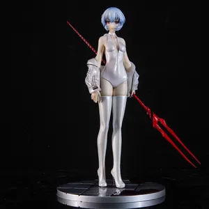 Yeni stil popüler anime EVA 26cm Pretty asker rol oynamak seksi kız 1/7 ayakta duruş anime figürleri Ayanami Rei evangelion