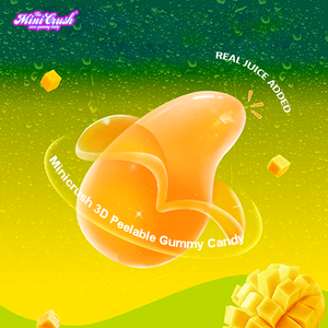 Caramelos de Goma de Mango Pelables Peelerz, Caramelos de Goma de Mango Halal con Jugo de Fruta Real, Caramelos de Goma con Sabor a Animal Pelado - Product Image 4