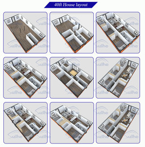 <span class=keywords><strong>Case</strong></span> <span class=keywords><strong>prefabbricate</strong></span> modulari di lusso da 40 piedi con 3 stanze, espandibili, con bagno e cucina, design moderno <span class=keywords><strong>per</strong></span> uso villa o officina - Product Image 5