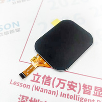 Écran LCD de montre intelligente IPS personnalisable de 2,01 pouces, 240x296, interface SPI, affichage électronique portable TFT, fabricant JD9853