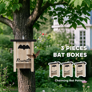 Nichoir en bois pour chauves-souris, conçu pour l'extérieur, facile à accrocher et idéal pour les chauves-souris s'abriter - Product Image 3