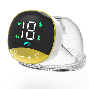 Tire-lait électrique portable sans fil personnalisable à LED, 4 modes, 12 niveaux, mains libres, pour l'alimentation de bébé, sans BPA - Product Image 2