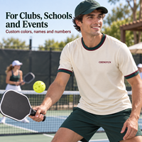 Maillot de club rétro personnalisé pour pickleball – Tenue de performance pour équipe – OEM