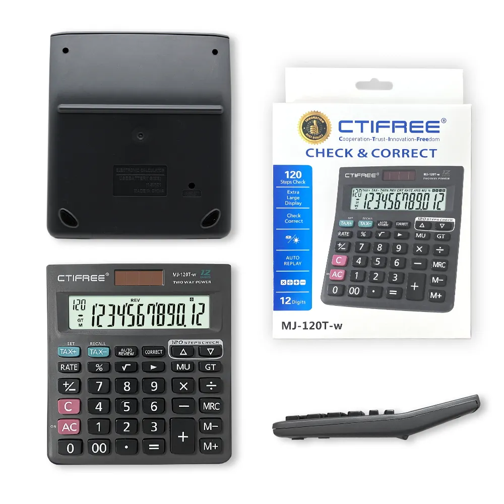 Calcolatrice CTIFREE MJ120t-w calcolatrice desktop a 12 cifre