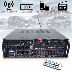 Amplificador de Audio para Auto OEM MP326BT de 2000W con EQ, Bluetooth, 4 Canales, 2 Canales de USB, Disco de 64GB, Tarjeta SD, 220V/110V para Hogar y Auto - Product Image 4