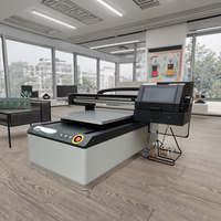 Impresora UV DTF automática modelo 6090 de alta calidad, materiales planos de película OME UV AB personalizados para rollo de lujo, AB integrado plano