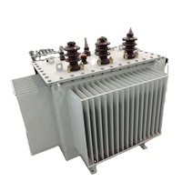 Transformateur de distribution électrique immergé dans l'huile triphasé S11 100 kVA-10 000 kVA 400 V, élévateur-abaisseur de tension