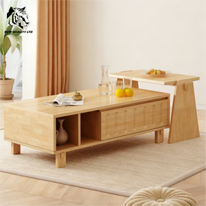 Table basse en bois, design moderne, fabriquée en Chine, prix bas, sur mesure, grand stock disponible, prête à être expédiée, meubles de salon. - Product Image 1