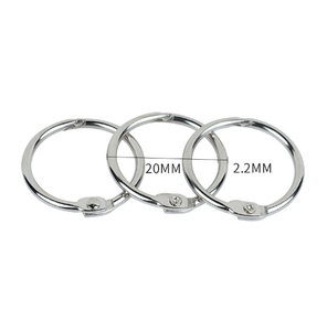 35mm 38mm Nickel Plated Key <strong>Ring</strong> Metal Loose Leaf Binder <strong>Ring</strong> Book <strong>Split</strong> <strong>Rings</strong> - Product Image 4