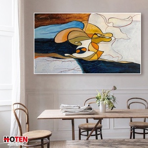 Arte decorativa della parete <span class=keywords><strong>di</strong></span> arte astratta su ordinazione della tela moderna <span class=keywords><strong>di</strong></span> grandi dimensioni della pittura a olio originale con stile unico - Product Image 2