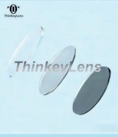 Thinkeylens 1.56 Verres de Lunettes Photochromiques UV400 en Résine Bi-pièces à Vision Unique pour Lunettes de Soleil