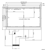 Panneau d'affichage industriel personnalisé 2,8 3,5 4,3 5 6,67 7 8 10,1 pouces, modules LCD TFT capacitifs étanches avec écran tactile