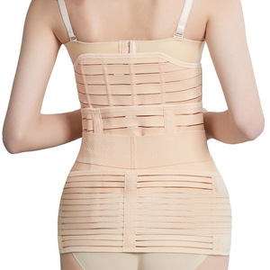 Ceinture de soutien abdominale post-partum réglable 3-en-1 personnalisée en usine, en Spandex et Nylon, pour femmes après chirurgie - Product Image 3