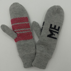 Mitaines unisexes en tricot doublées de <span class=keywords><strong>polaire</strong></span> à doigts complets pour la protection contre le froid en extérieur en automne/hiver - Product Image 3