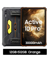 Tablette robuste Blackview Active 10 Pro 5G MTK 7300 Octa Core Écran FHD+ 11 pouces 12 Go 256 Go/512 Go Batterie 30000 mAh Wi-Fi Industrielle