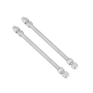 Perno de Doble Armadura de Grado Industrial Quan Pham, Cabeza Redonda, Galvanizado en Caliente, 7/8in X 50in con 4 Tuercas, ASTM A-153 - Product Image 2