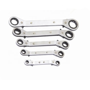 5 Cái Flat <span class=keywords><strong>Ratchet</strong></span> <span class=keywords><strong>Spanner</strong></span> Với Hộp Đôi Cờ Lê Vòng - Product Image 3