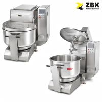 Zware bakkerijdeegmixer 75/100/125/150KG met opklapbare kop en verwijderbare kom, touchscreen bedieningspaneel, aanpassing mogelijk