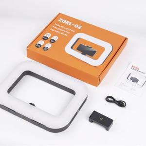 Supporto per Smartphone con Luce LED Bicolore 2-in-1, Anello Luminoso e Supporto per Microfono, per TikTok, <span class=keywords><strong>YouTube</strong></span> e Streaming Live - Product Image 1